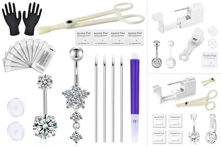 Detailed view of Best Belly Button Piercing Kit