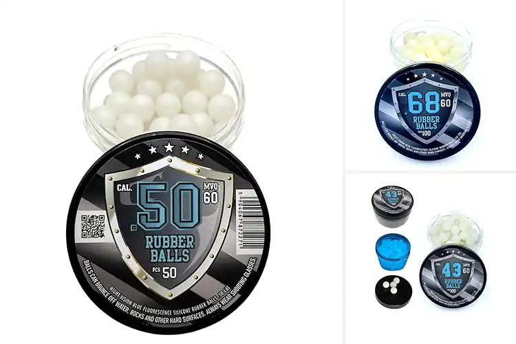 Detailed view of Best Blue Fluorescent Shooting Balls