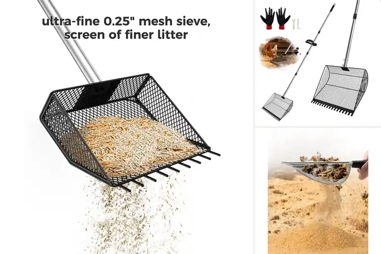 Detailed view of Best Chicken Coop Shovels