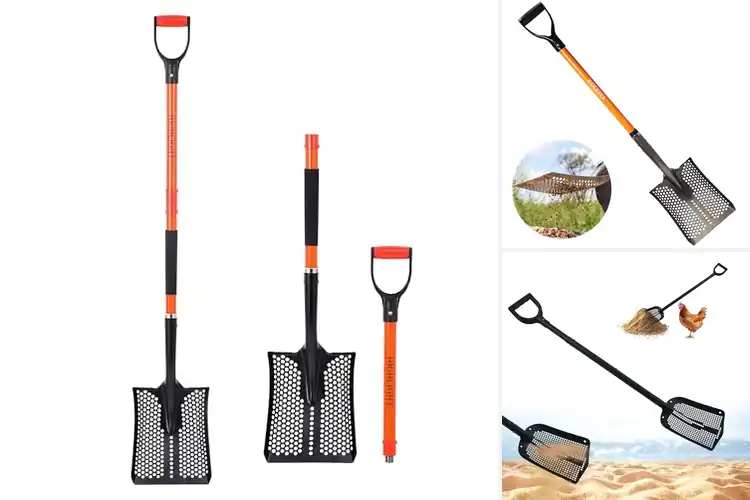Detailed view of Best Comfort Grip Sifting Shovels