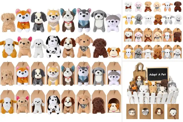 Detailed view of Best Dog Theme Party Favor Plush