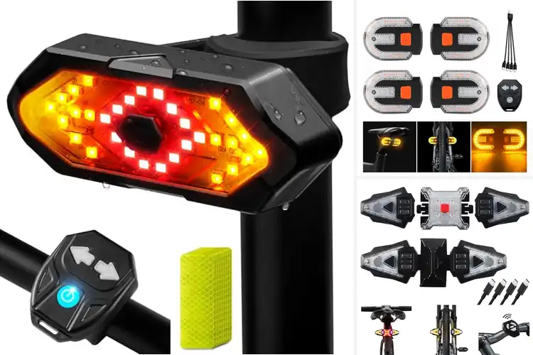 Detailed view of Best Dual Signal Bike Light Set
