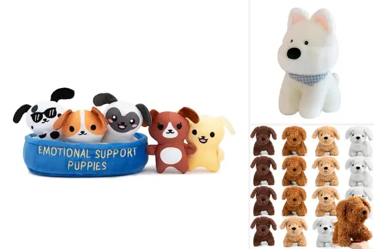 Detailed view of Best Gift Puppies Plushies: Snuggle Up to Happiness