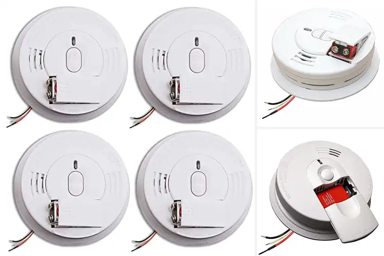 Detailed view of Best Hardwired Smoke Alarm With Front Load Battery