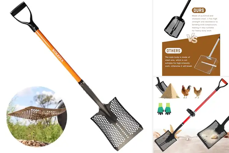 Detailed view of Best Heavy Duty Sifting Shovels