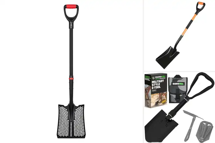 Detailed view of Best Heavy Duty Steel Shovels With Powder Coating