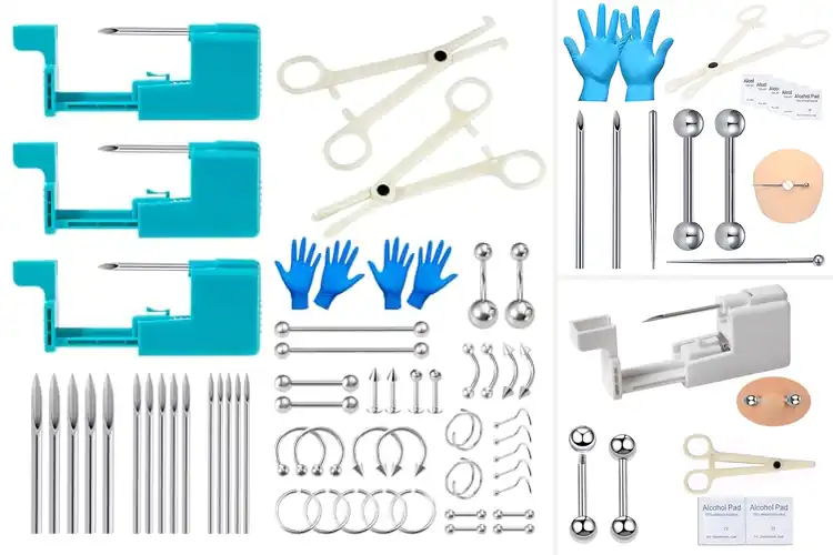 Detailed view of Best Nipple Piercing Kit