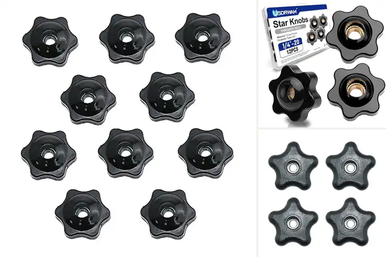 Detailed view of Best Nylon Star Head Knobs For Adjustable Fixtures