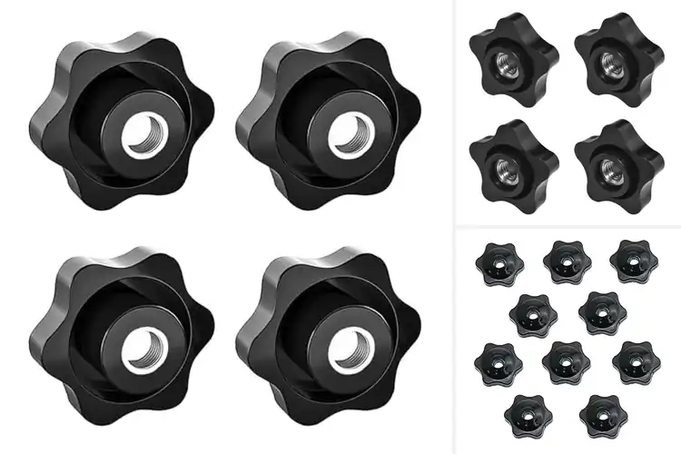 Detailed view of Best Nylon Star Knob Handles With Steel Threads