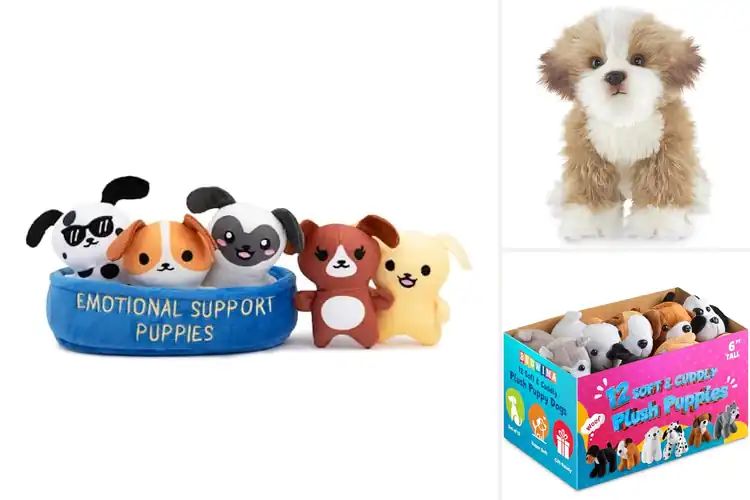 Detailed view of Best Plush Puppy Plushies