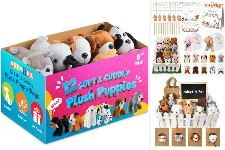 Detailed view of Best Puppy Stuffed Animal Sets: Adorable Playtime Fun