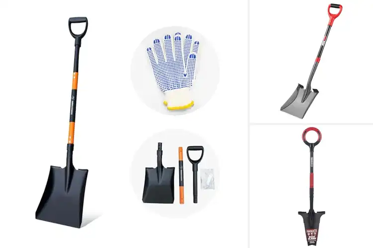 Detailed view of Best Reinforced Steel Construction Shovel