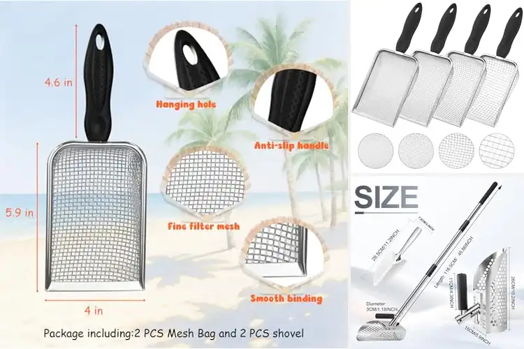 Detailed view of Best Sand Sifting Tools: Effortless Beach & Garden Cleanup