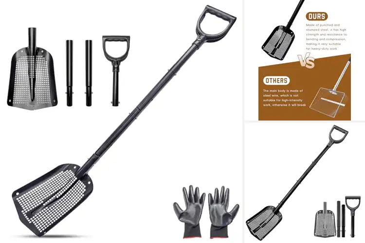 Detailed view of Best sifting Shovel For Beach Cleanup