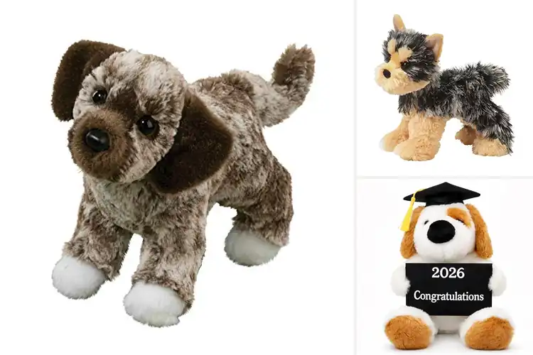 Detailed view of Best Soft Plush Puppies 8 Inch