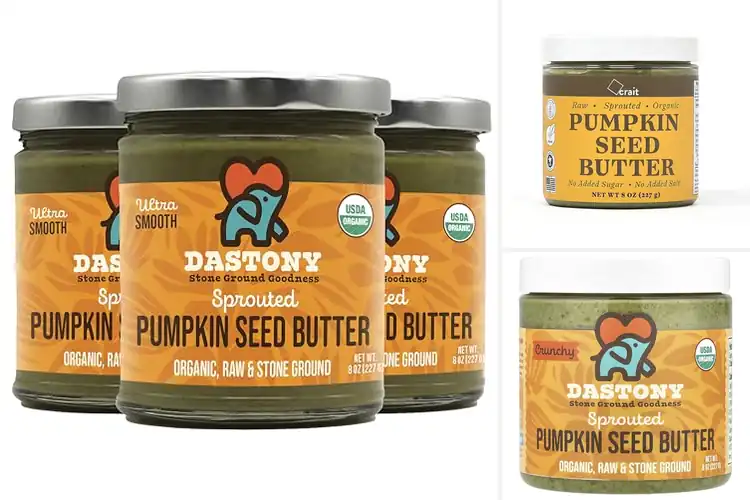 Detailed view of Best Sprouted Pumpkin Seed Butter