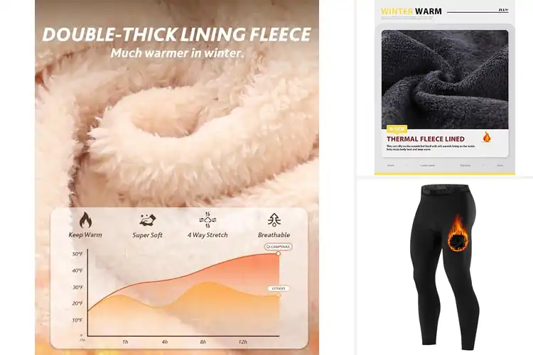 Detailed view of Best Thermal Leggings