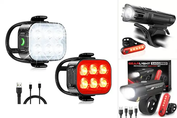 Detailed view of Best USB Rechargeable Bicycle Lights